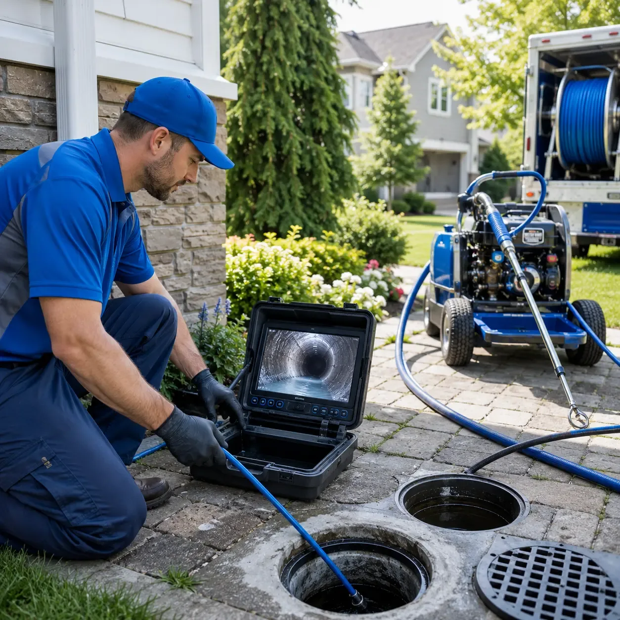Outdoor drain cleaning professionals serving Levittown, PA